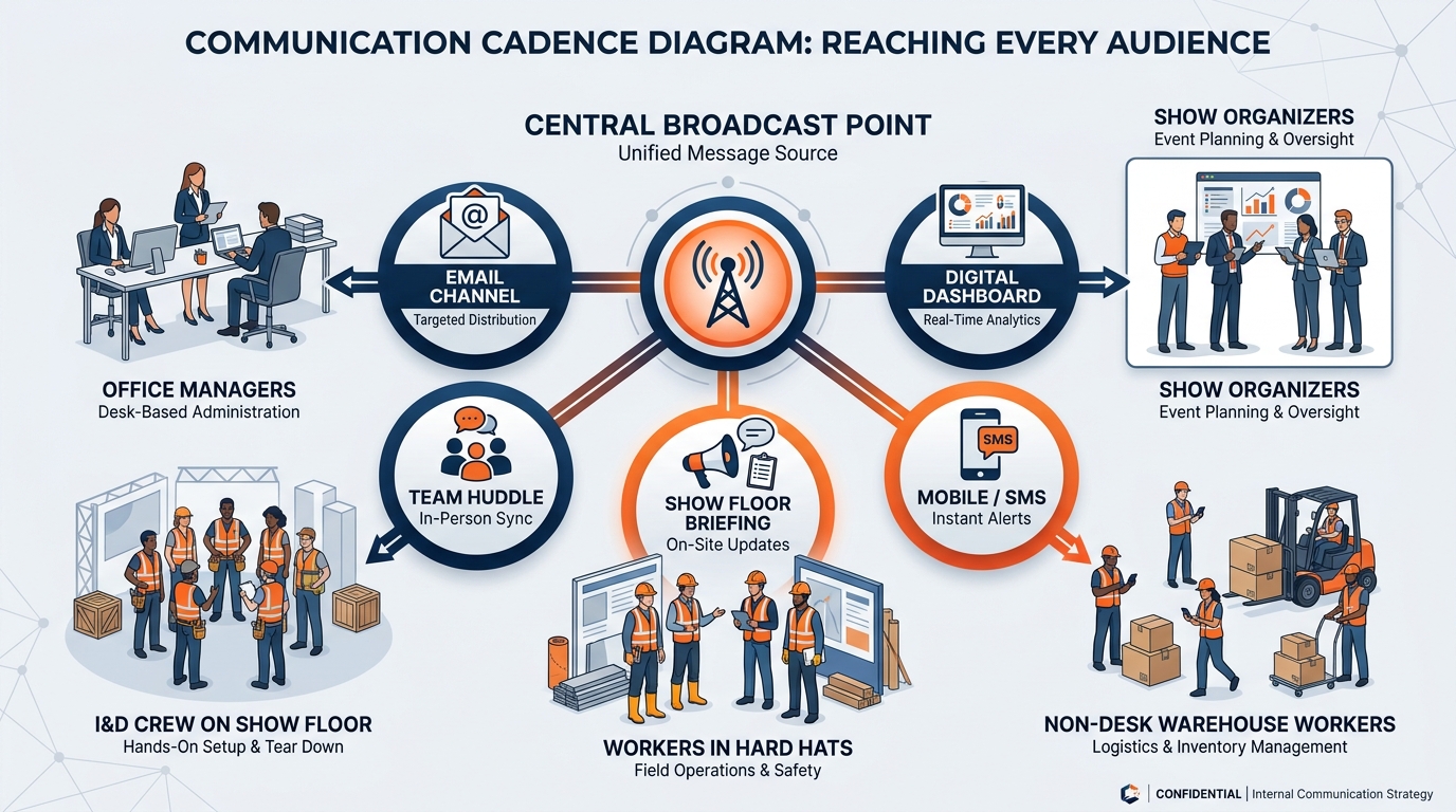 Communication patterns that build trust during AI adoption at a global services company