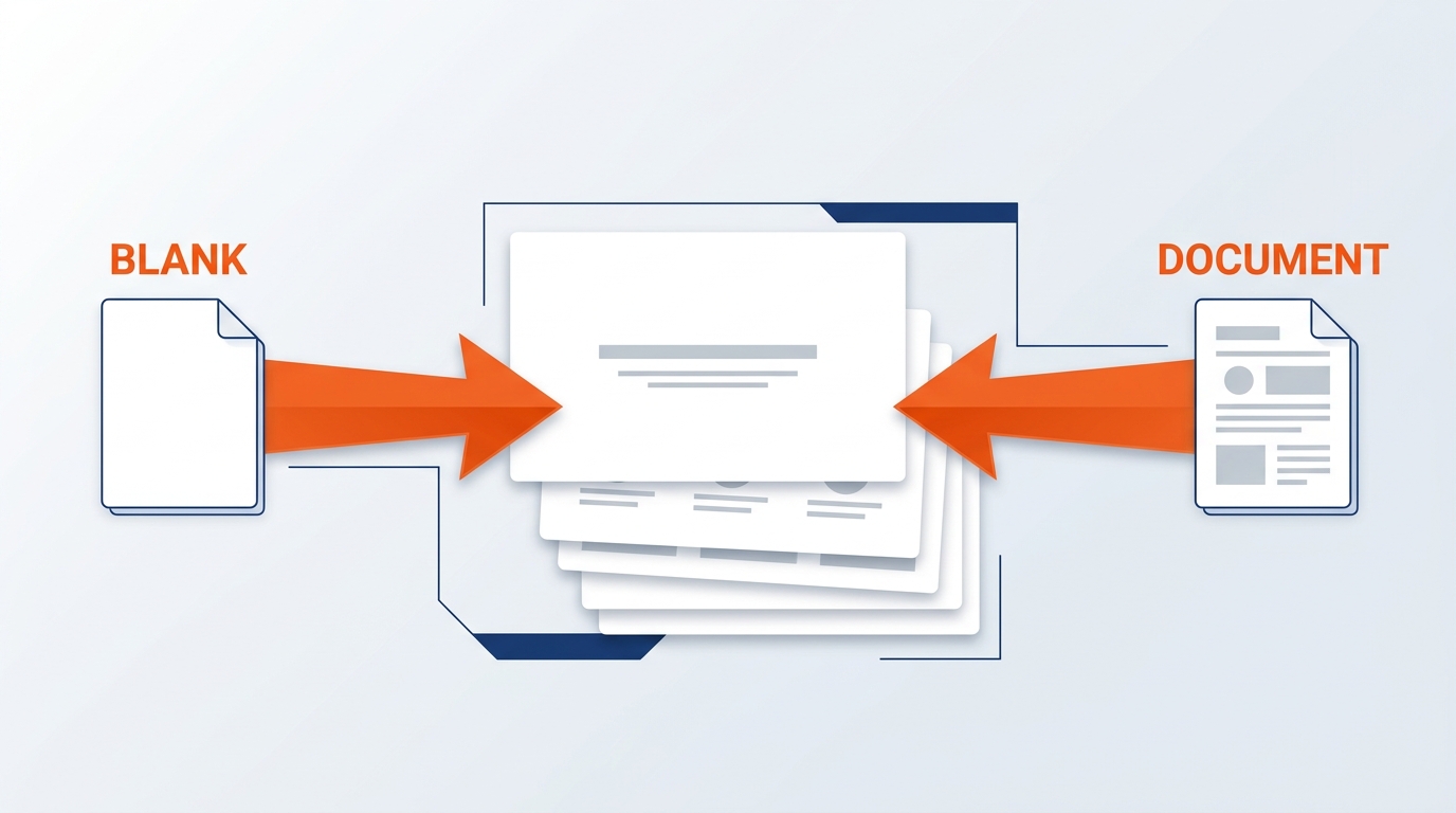 Split-panel diagram showing the two entry points for Copilot in PowerPoint — left panel shows the in-app PowerPoint Agent Mode with Copilot icon at bottom right, right panel shows the m365.cloud.microsoft browser interface with chat prompt generating a PPTX file in OneDrive